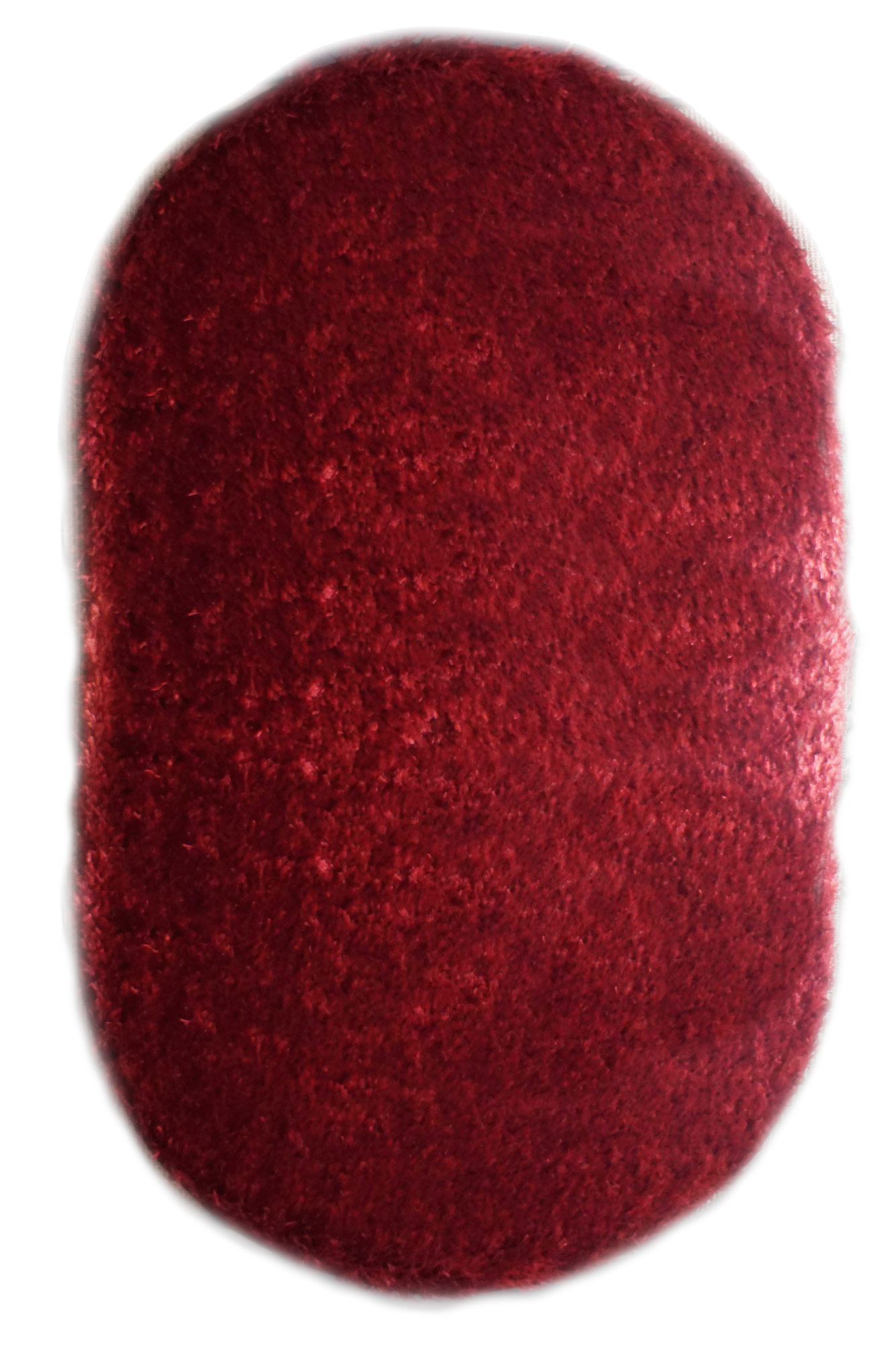 Oval-Shaggy-Red-